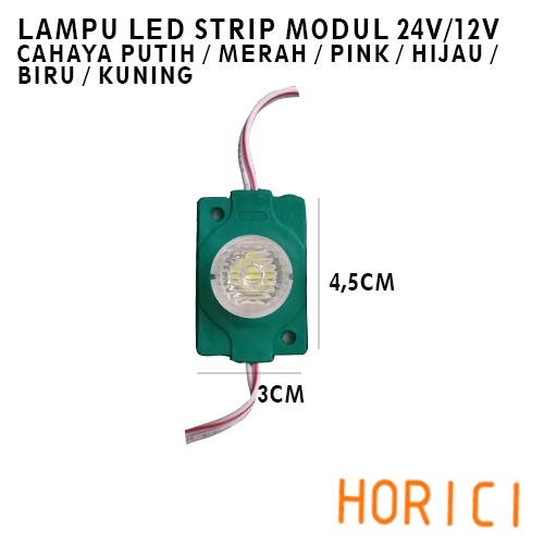 LAMPU LED MODUL 1PCS 1 MATA BESAR DC 12V / 24V  VARIASI LAMPU MOBIL MOTOR MODULE