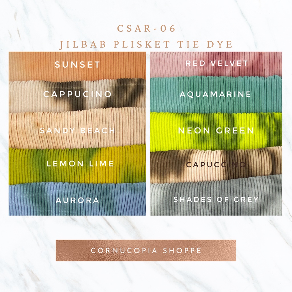 Jilbab Panjang Pashmina Plisket Tie Dye