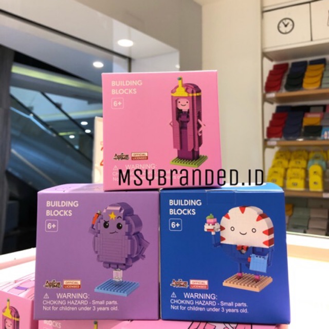 BUILDING BLOCKS ADVENTURE TIME MINISO / MAINAN ANAK