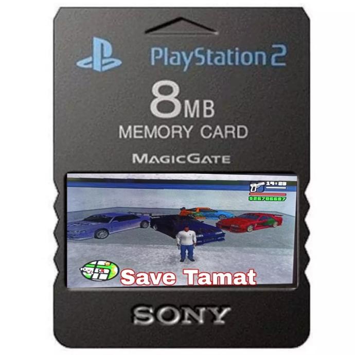 Memory Card PS 2 Save Tamat full 33 Game