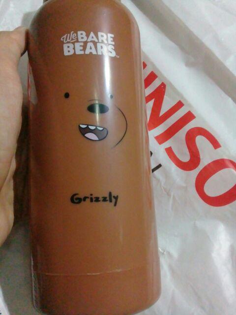 Miniso Tumblr Botol We Bare Bears 300ml