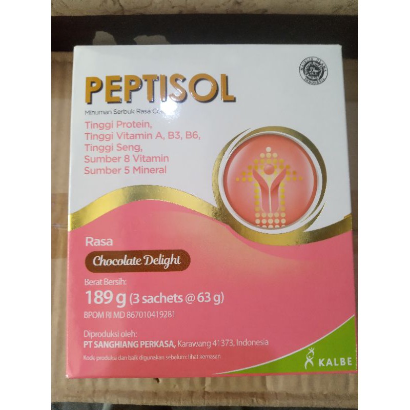 

Peptisol Cokelat 189gr (3 sachet)