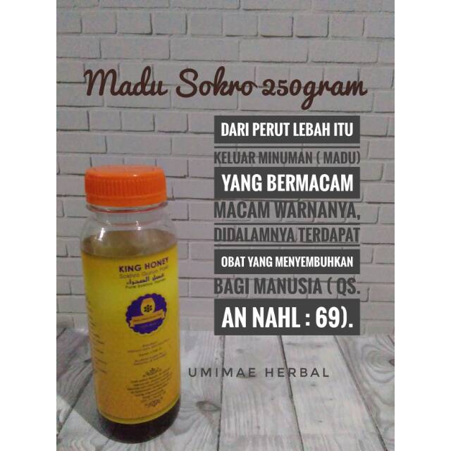 

Madu mesir sokro 250gr
