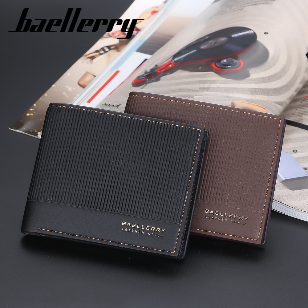 BAELLERRY DR088 Dompet Pria Bahan Kulit PU Leather Premium WATCHKITE WKOS