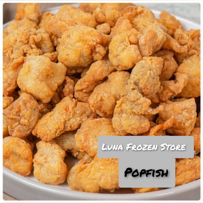 

Popfish (dory bites/dory popcorn) 500gr/ ikan dori goreng tepung dori krispi frozen food bogor