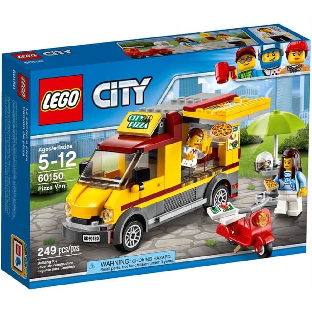 lego city 60150 pizza van