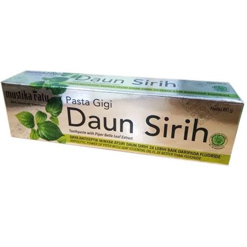 Mustika Ratu Pasta Gigi Daun Sirih 60gr