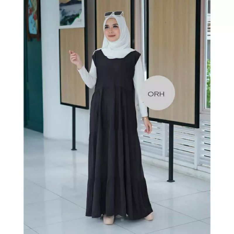 Gamis Inner Terbaru,Bahan Rayon Santung,All Size Ld 105-108