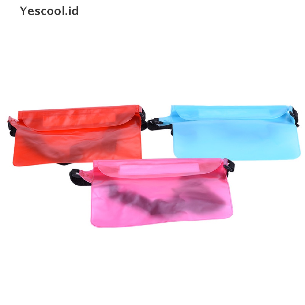 (Yescool) Tas Pinggang Kering Anti Air / Hujan Untuk Olahraga / Berenang / Pantai