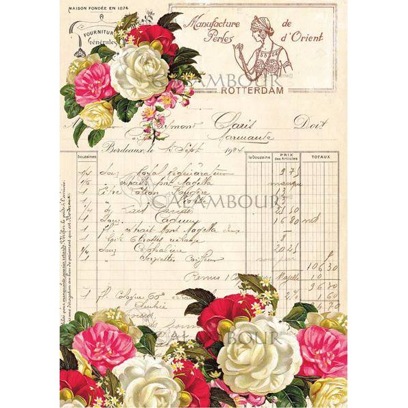 Rice Paper Calambour Size 35x25cm RCP 12