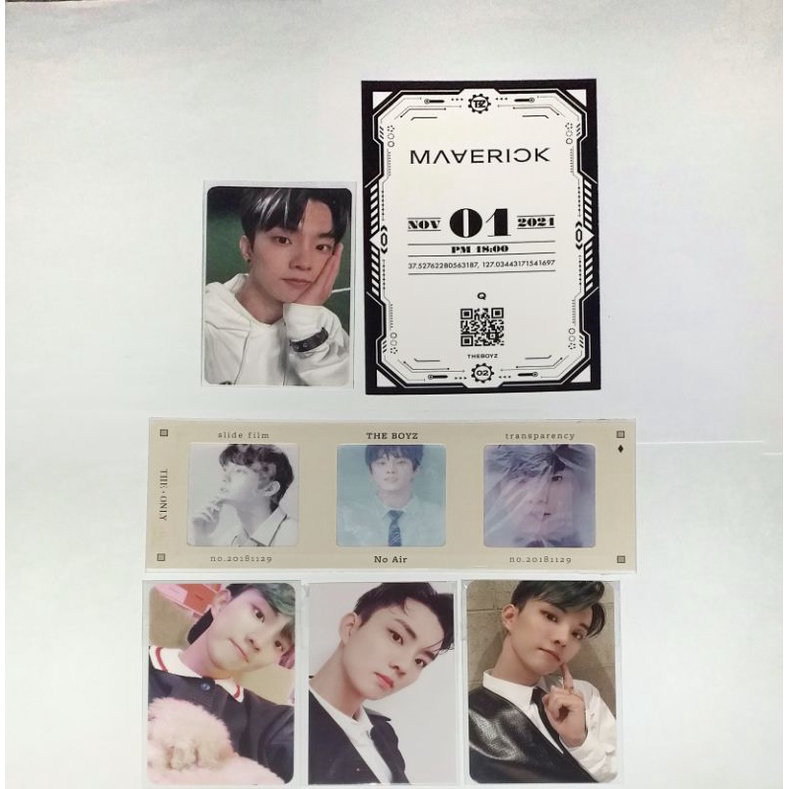 photocard theboyz Q changmin storybook invite card bethroad film frame in the air no pf withdrama 2 