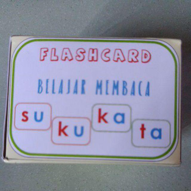 Flashcard / Flash Card / Kartu Bayi / Anak Belajar Membaca Suku Kata ...