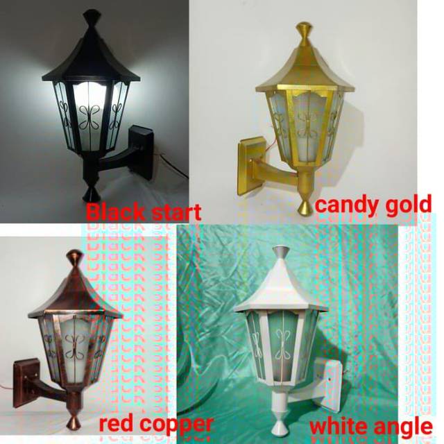 Lampu tempel dinding klasik bukan import lokal harga