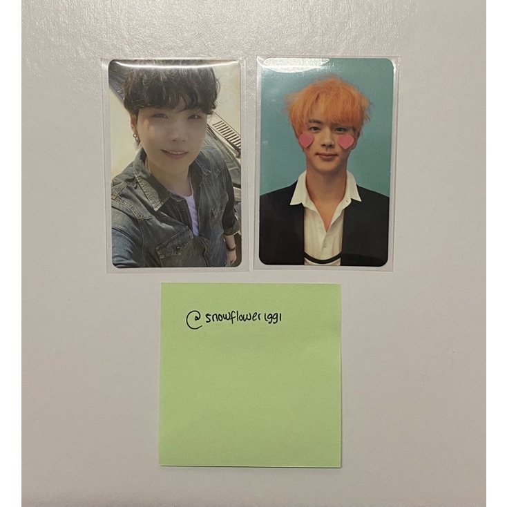 Photocard Answer F Jin/Butter Peaches Yoongi