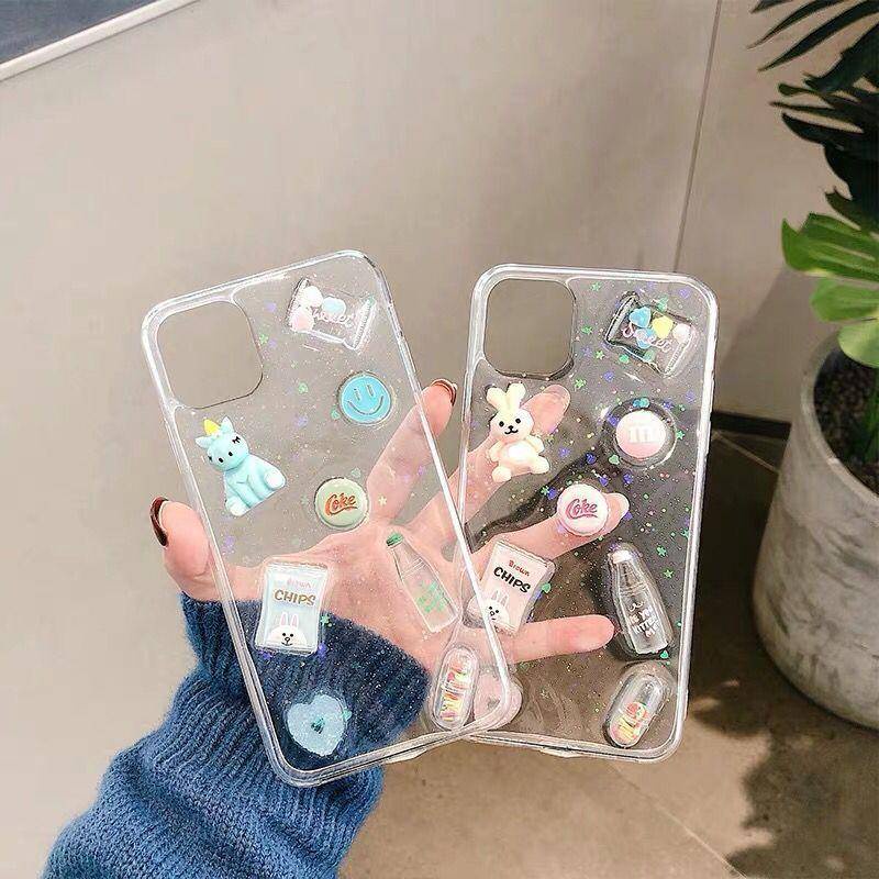 Soft Case Hp Gambar Kartun Kelinci Untuk iPhone 13 / 12 / 11promax / X / XS MAX / XR / SE / 2022 2020 / 7 / 8plus