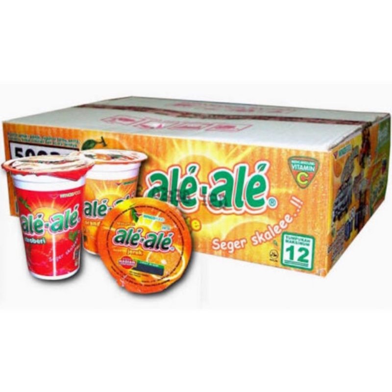 

1 DUS/24 PCS ALE ALE MINUMAN RASA BUAH