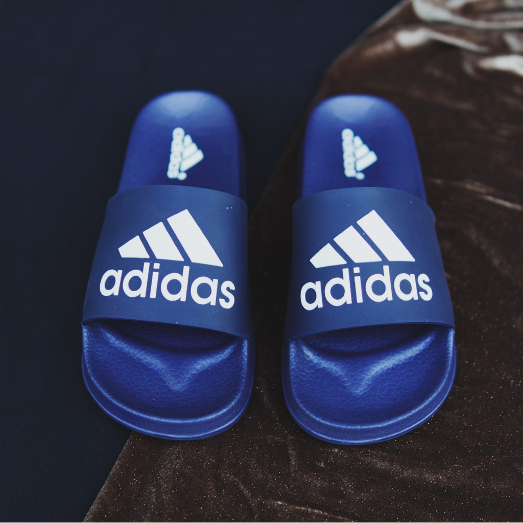 SENDAL ADIDAS BENASSI SLIDE SANDAL SPORT SLOP PRIA PREMIUM FLIP FLOP BIRU