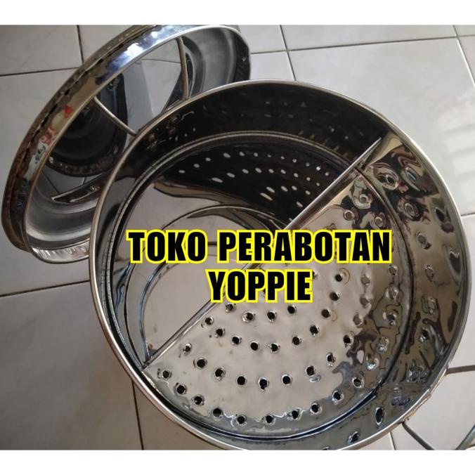 Buruan serbu] panci bakso malang 40cm - panci baso - panci stainless - tong baso