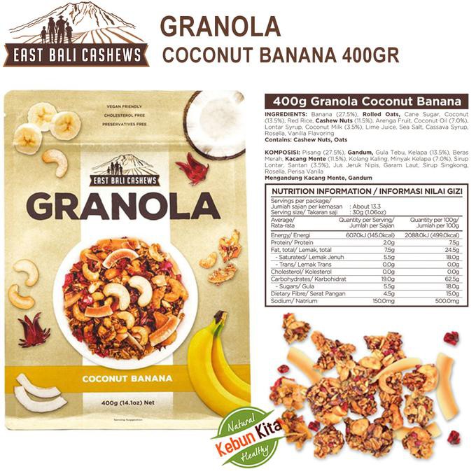 

Ms490 Granola Cashews Coconut Banana 400Gr S5A9
