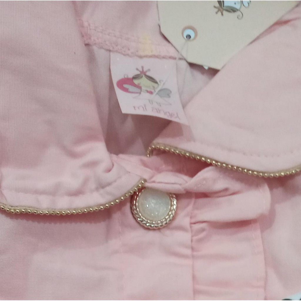 OMAHBAYI - Mi Angel Dress Jaket Anak Bayi Perempuan Usia 6-12 Bulan Lucu Cantik Kekinian-2