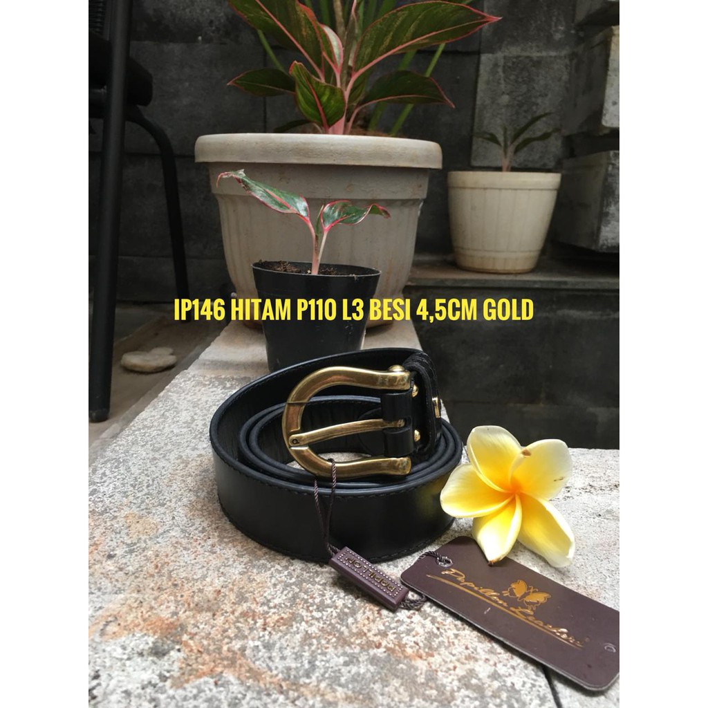 Ikat Pinggang Gesper Papillon Original IP146 Hitam