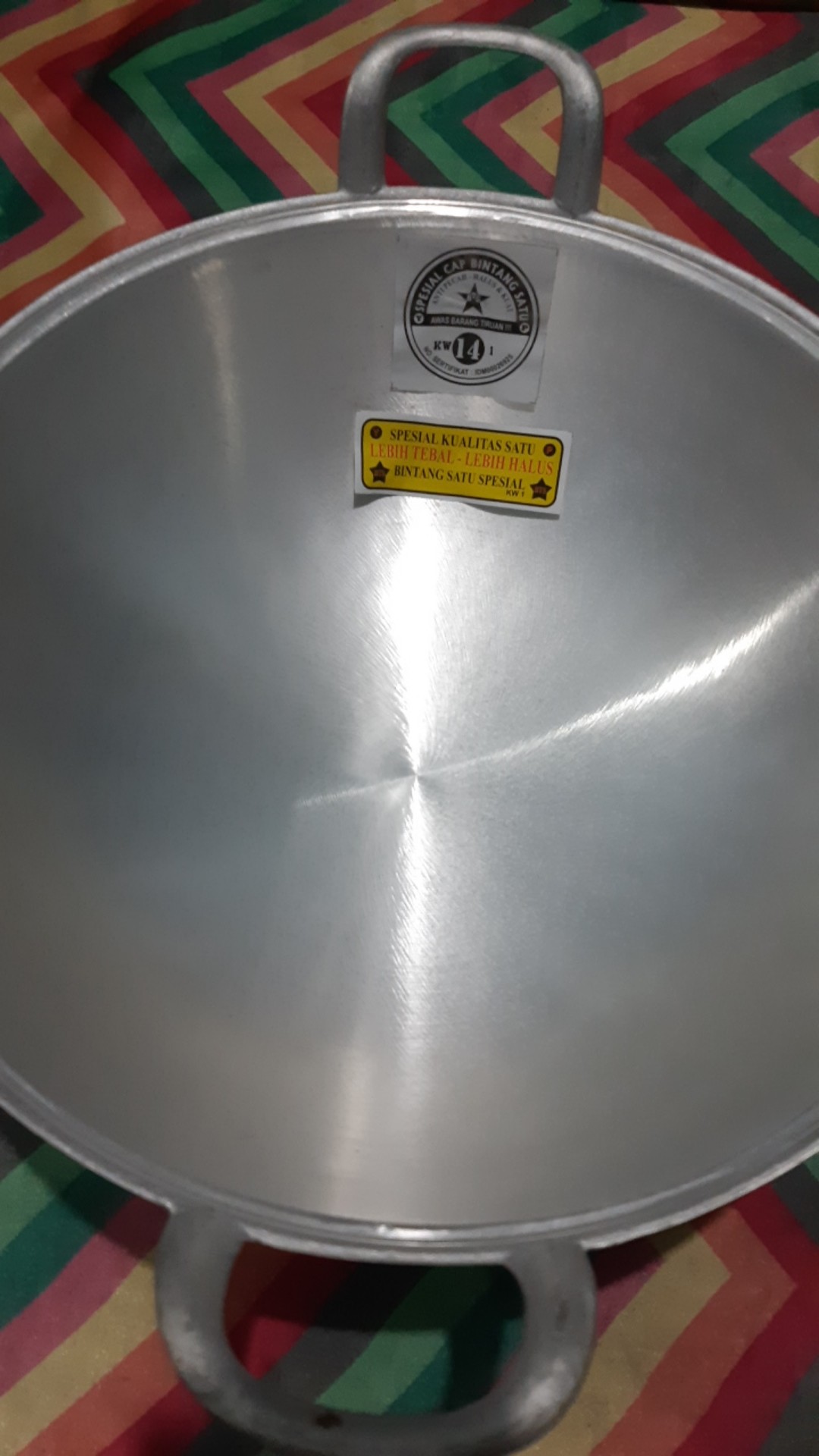 Wajan Kuali Penggorengan Cekung Tutup No.14 Termurah Kualitas Terbaik Wajan Kuwali Khas Tasikmalaya