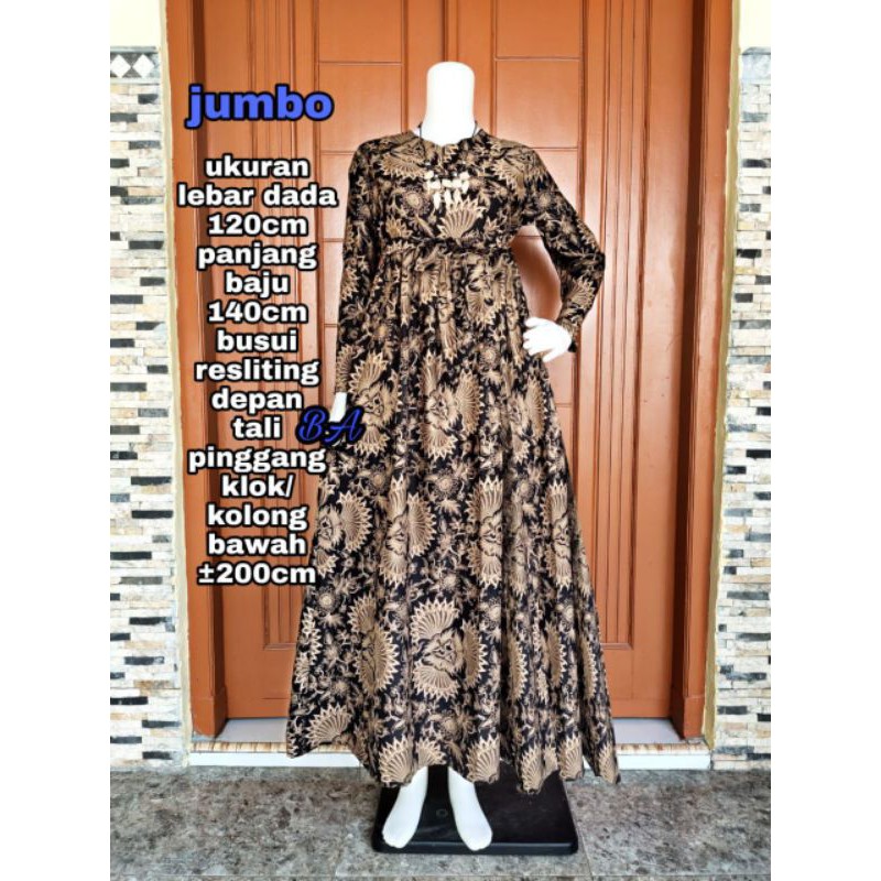 Baju Batik Couple M L XL XXL XXXL-Gamis