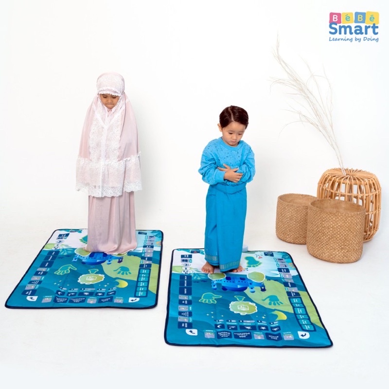 Bebe Smart Sajadah Anak Touch Play Panduan Belajar Sholat Prayer Mat Belajar Salat Berdoa Anak