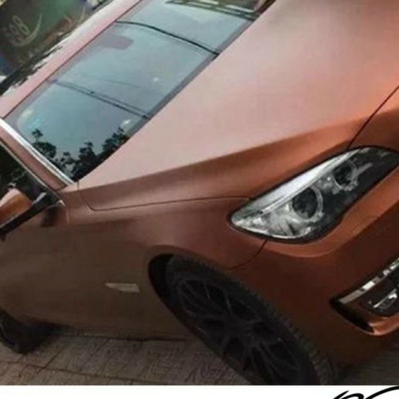 Stiker Sticker Skotlet Metallic Doff Coklat Doff Metalik Sticker Coklat Doff Satin