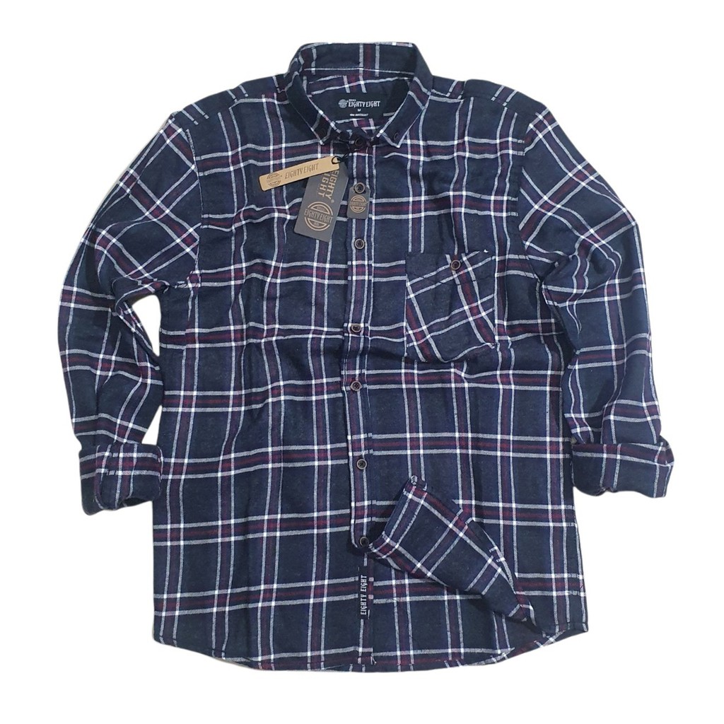 TERMURAH   BRILL EIGHTY EIGHT FLANEL |KEMEJA FLANEL  BRILL EIGHTY EIGHT PREMIUM #47