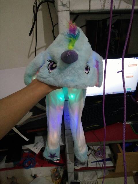 COD LED MUSIK TOPI HAT DANCE LED / ADA LAMPU UNICORN SPECIAL PROMO BULAN JULY