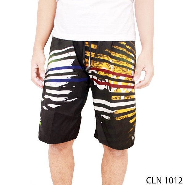 Celana Pantai Casual Polyester Hitam – CLN 1012
