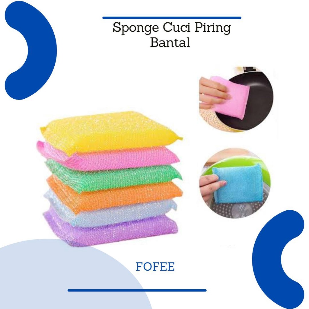 [IMPORT] - Sponge Cuci Piring Bantal 10x8cm