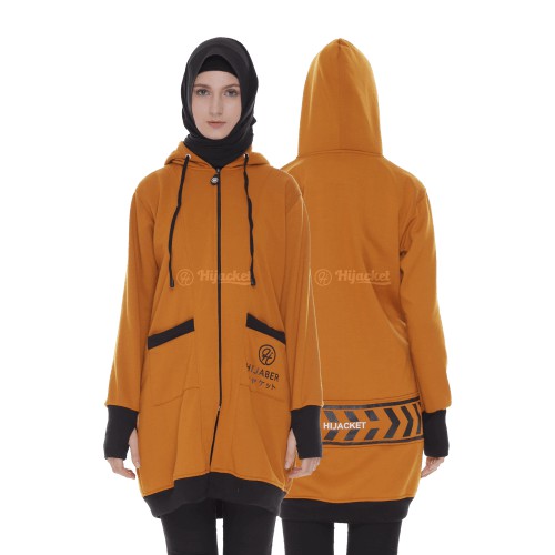 Jacket Hijacket Yukata I Jaket Hijaber I Hijaket Original I Jaket Muslimah-MARIGOLD