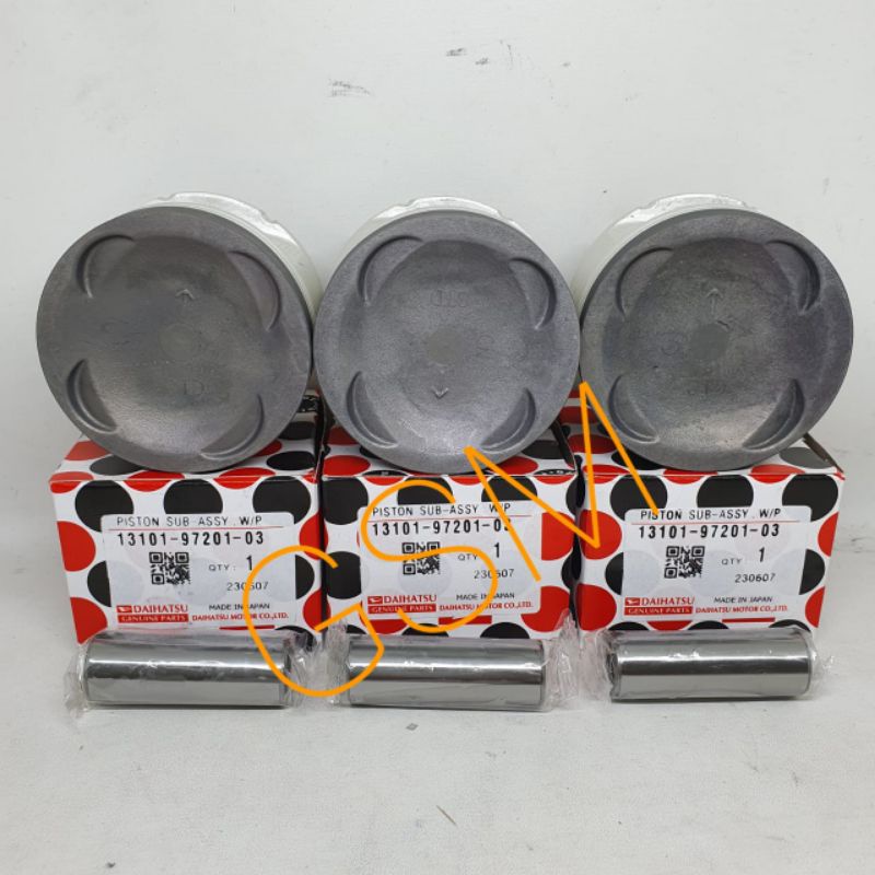 SEHER PISTON SET PEN DAIHATSU XENIA 1.0 1000CC STD 025 050 075 100
