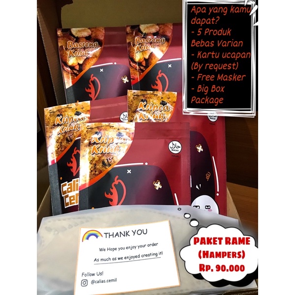 

Paket Rame (Bisa untuk hampers)