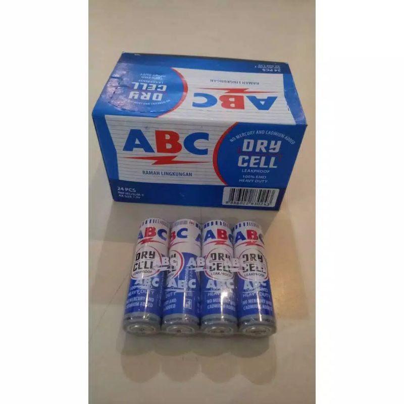 batre jam ABC, untuk mengisi kado jam