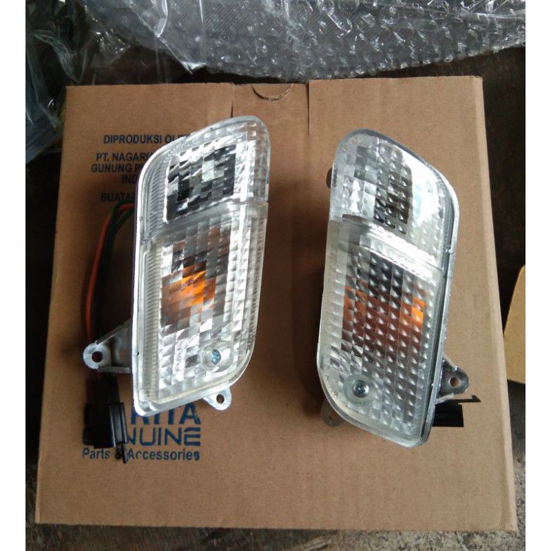 Lampu sein sen depan honda astrea grand mika putih reting grand