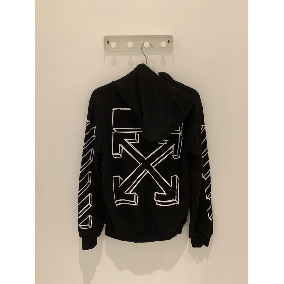 off white 3d line hoodie