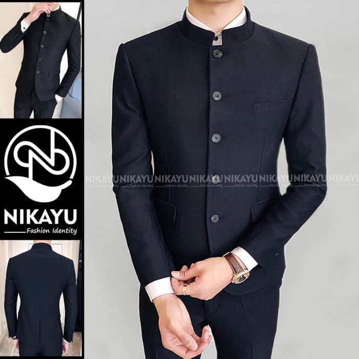 NEW PRODUCT - BLAZER PRIA KIYOSHI BLACK MODEL KOKO SLIMFIT BAHAN HIGH TWIST PREMIUM