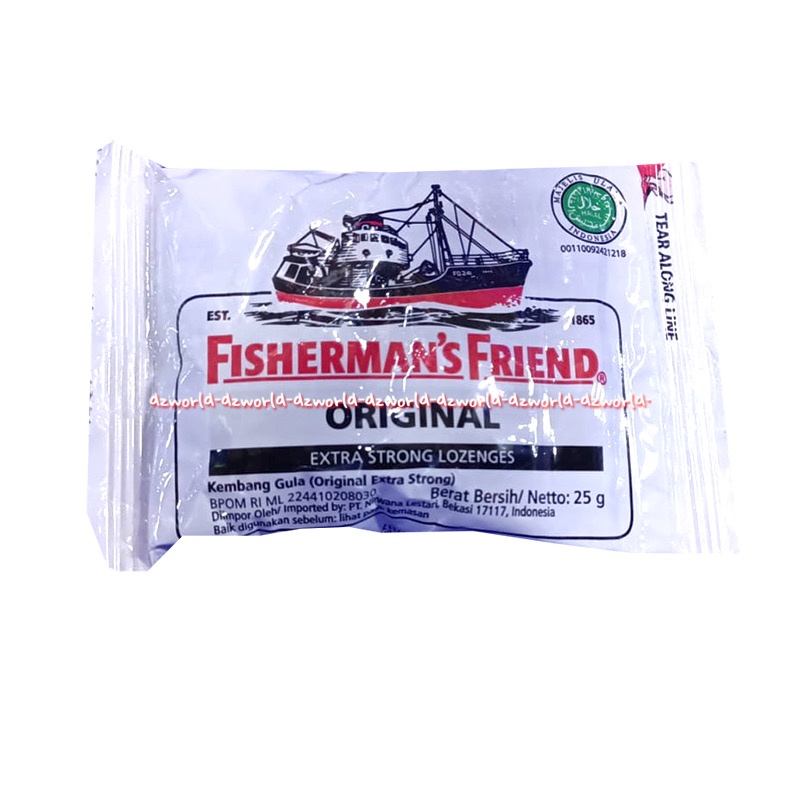 Fisherman's 25gr Friend Permen Pelega Tenggorokan Candy Mint Lozenges Fishermans