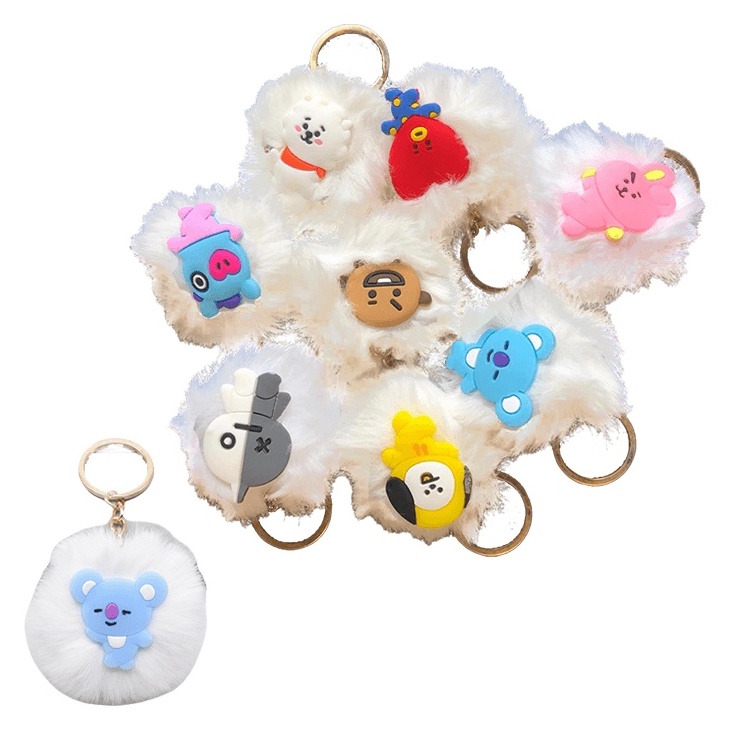 3SP | AH04 Gantungan Kunci Tas Anak Lucu Karakter Boneka K-Pop Keychain Murah Grosir