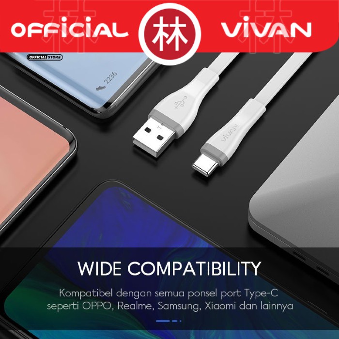 Vivan SC100S Data Cable Type-C 2.4A 100cm