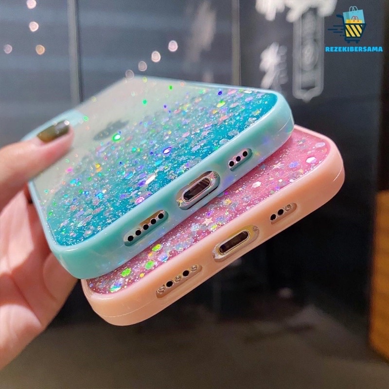 softcase gliter premium xiaomi redminot 10 pro 4g. vivo y17,samsung A52,Oppo A74 4g/A95, A33,A73,Iphone xr,13 pro