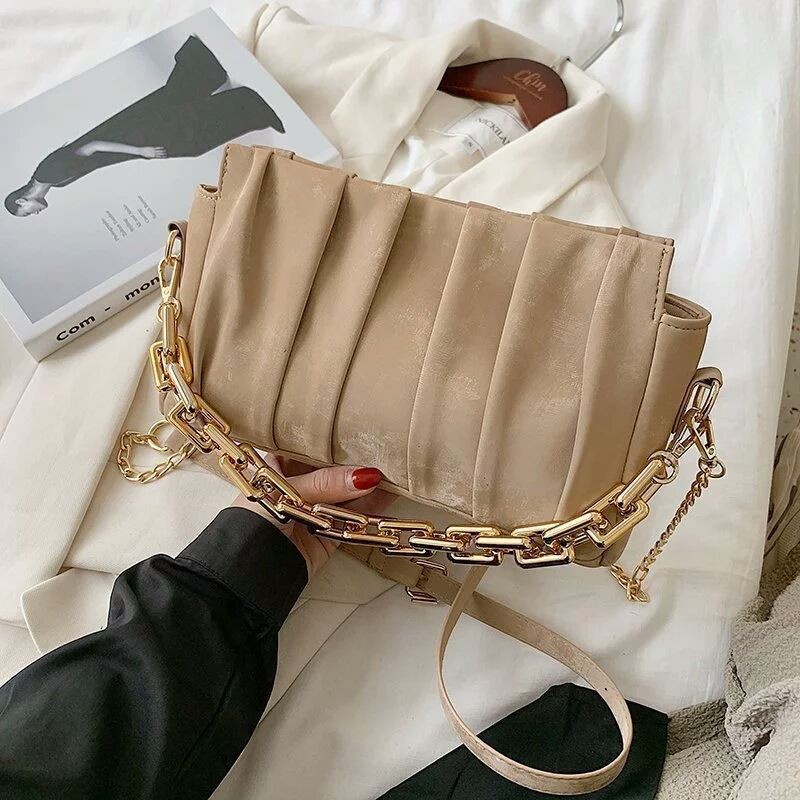 JT3446 Tas Selempang Chain Modis Wanita Cantik Import