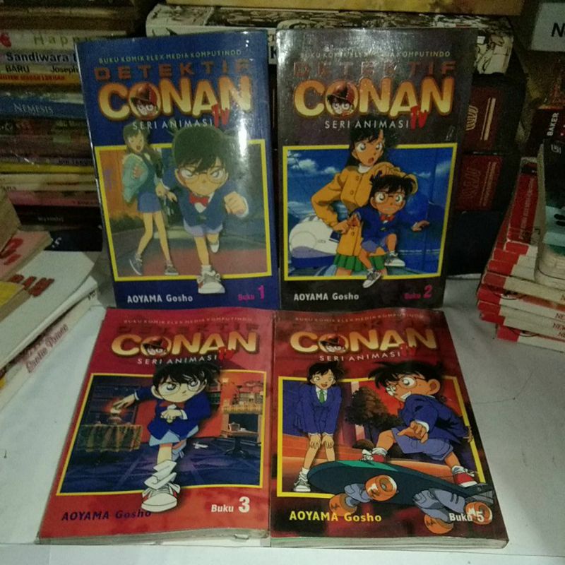 Jual Detective Conan Seri Animasi TV Vol. 1, 2,3,5 Sepaket | Shopee ...