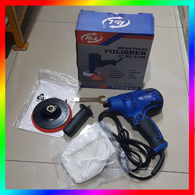 Mesin poles polish polisher 5 inci H&amp;L HL 318B