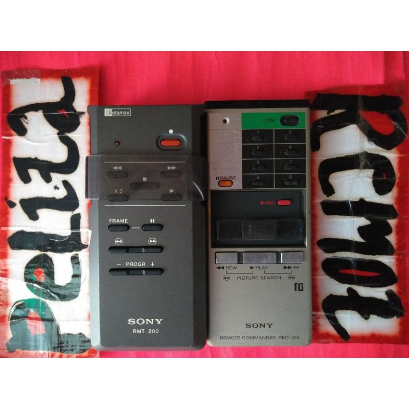 remot Sony Betamax REC original terlengkap