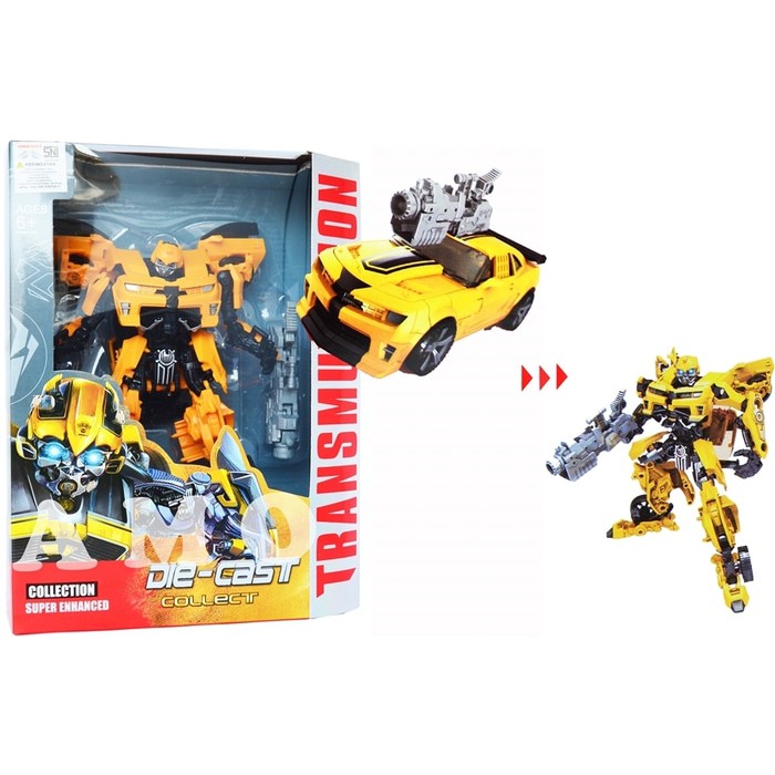 ROBOT... DIECAST TRANSFORMER BUMBLEBEE   MAINAN ROBOT BUMBLEBEE