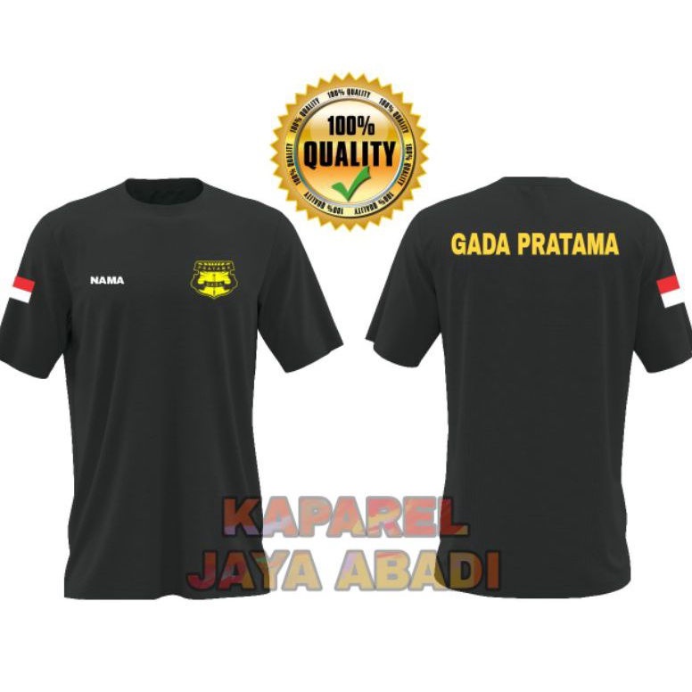Kaos Gada Pratama Satuan Pengaman / Baju Satpam Gada Pratama / Atasan Pria Wanita Gada Pratama Lenga
